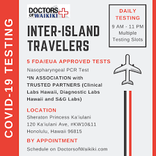 You must have your covid test within 72 hours of your travel day. 2