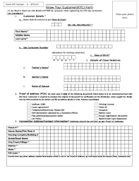 Latest updates from rms facilitation centre. Kyc Format In Word Fill Online Printable Fillable Blank Pdffiller