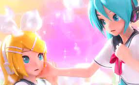 I M A Piece Of Shit But I M Just Very Charming Mikurin Rinmiku In Project Diva 2nd Miku Vocaloid Anime Singing
