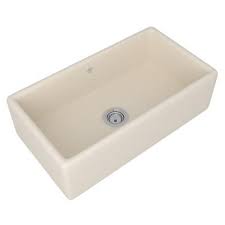 single bowl apron front fireclay kitche