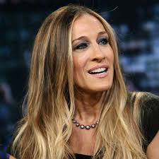Sarah Jessica Parker's long ombre locks