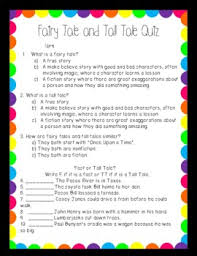 Print the free kids fairy tales quiz sheet with questions and answers for kids children teens students and adults. Fairy Tale Quiz Worksheets Teaching Resources Tpt