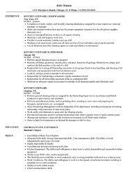 Applying for a job in hotel or restaurant management requires a personable nature, attention to detail and the ability to project confidence. Kitchen Steward Resume Samples Velvet Jobs