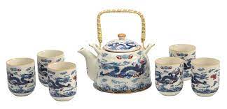 Check out our chinese tea set selection for the very best in unique or custom, handmade pieces from our tea cups & sets shops. Chinese Dragon Porcelain Tea Set