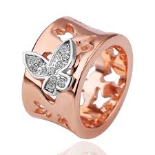 Check spelling or type a new query. Two Tone Butterfly Ring Rose Gold Butterfly Ring Fashion Rose Gold Ring Ring With Butterfly Design