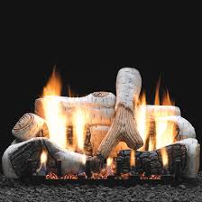 Birch Logs For Gas Fireplace Lugging Logs In From The Cold All Winter Tending To A Fire And Cleaning Out The Fireplace Are All Things Of The Past W Gas Logs Gas Log Sets Ventless Gas