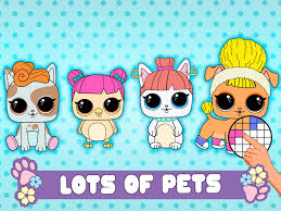 Gambar mewarnai lol surprise su prr kitty egambar. Mewarnai Pets Boneka Hewan Peliharaan Seni Lol For Android Apk Download