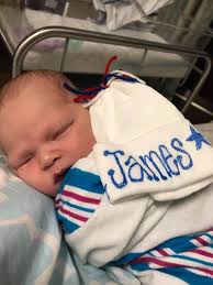 James Robert Kimball was born yesterday at 6:28pm 6lbs 14oz and 18 inches  long