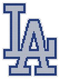 If you are looking for a perfect housewarming gift to create for a loved one, a cross stitch work of art is timeless. Counted Cross Stitch Pattern Los Angeles Dodgers Logo Free Us Shipping Ebay Framed Cross Stitch Cross Stitch Counted Cross Stitch Patterns
