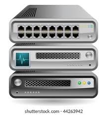 Network Equipment Icon Network Router Switch Stock Vector Royalty Free 44263942