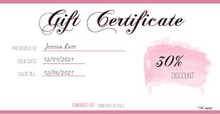 Business gift cards can translate to more revenue at redemption. Small Business Gift Certificate Voucher Template Postermywall