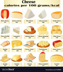 Set Of Different Kinds Of Cheese Royalty Free Vector Image Kinds Of Cheese Food No Dairy Recipes