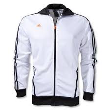Adidas Black And White Jacket Mens Adidas Predator Style Track Jacket Mens White Warning Black Casual Activewear Mens Jackets Mens Outfits