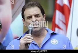 In this file photo of April 30, 2013, Eric Katz, 30, sits inside his small  home in Toms River, N.J., that was heavily damaged by Superstorm Sandy. Katz  had not done much
