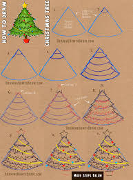 And it provides an idea about how to draw the christmas tree using simple colored scrap papers. How To Draw A Christmas Tree With Simple Step By Step Tutorial How To Draw Step By Step Drawing Tutorials