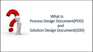 Process Design And Solution Design Documents In Robotics Process Automation Youtube