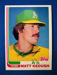 1982 TOPPS #87 MATT KEOUGH OAKLAND A'S NM-MT or BETTER 1978 ALL STAR 58 WINS