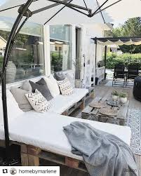 Balkon Outdoor Living Pallet Couch Meuble Terrasse Deco Terrasse Decoration Terrasse