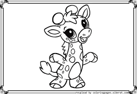 Cartoon giraffe · cute cartoon giraffe from giraffes . Cute Coloring Pages Of Giraffes Coloring Home