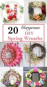 30 Diy Spring Wreath Ideas Spring Diy Diy Spring Wreath Spring Wreath