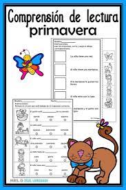 Comprension De Lectura In 2020 Spanish Reading Comprehension Dual Language Classroom Learning Sight Words