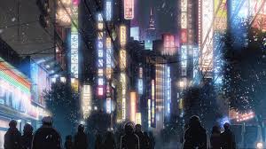 Anime Phong Cảnh Anime City Cityscape Wallpaper Anime Scenery