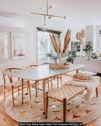 30 Stylish Cozy Dining Room Ideas That Everyone Will Enjoy Dining Room Cozy Dining Table Marble Dining Table In Kitchen