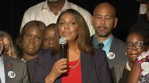 James, a democrat, was elected public advocate for new york city in 2013, and won the statewide attorney general post five years later. Letitia James Wins Primary For New York Attorney General