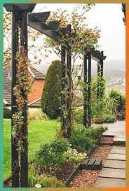 Gartengitterentwurfe Ausziehbares Spalier Zum Klettern Auf Rosen Landscape Design Garden Trellis Designs Garden Trellis Garden Design