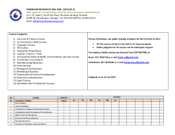 Training room rental are available october 10, 2017. Pdf Crsb Training List Mohd Shahrulanwar Jalaludin Academia Edu