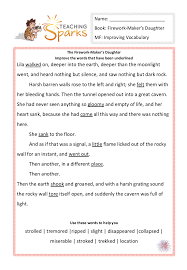 Firework Maker S Daughter Ks2 Literacy Resources And Activities Literacy Resource Fireworks Literacy