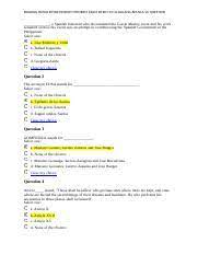 Feb 28, 2017 · 1501 first black slaves in america brought to spanish colony of santo domingo. History Midterm Exam Docx Reading In Philippine History Midterm Exam By Rey 49 49 Kulang Ata Sila Sa Question A Spanish Historian Who Documented The Course Hero
