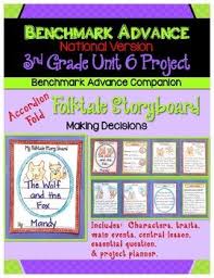 Take Your Students Unit 6 Comprehension To The Next Level With This Accordion Fold Folktale Storyboard Project Designed Benchmark Advance Benchmark The Unit