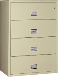 4 drawer file cabinet dimensions. Phoenix Lateral 38 Inch 4 Drawer Fireproof File Cabinet