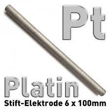Kundenspezifische elektrodenfertigung mit reinstem platin. Platinode Polymet Reine Metalle