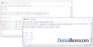 We did not find results for: Tutorial Belajar Python Jenis Jenis Operator Bitwise Python Duniailkom