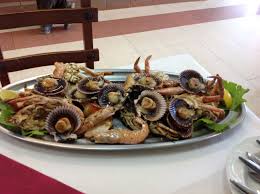 Served with salad, rice and home fries. Parrillada De Marisco Food Shrimp Meat