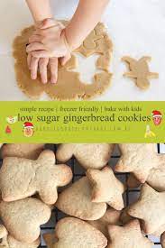 Simple And Easy Low Sugar Gingerbread Cookies Recipe Gingerbread Cookies Low Sugar Cookies Healthy Gingerbread Cookies