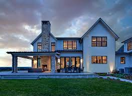 Click on image to see more bathrooms with both. Modern Farmhouse With Mountain Views East Amwell Nj