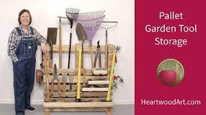 Check spelling or type a new query. Pallet Garden Tool Storage Youtube