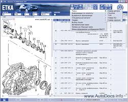 Audi Vw Skoda Seat Etka 7 2 Spare Parts Catalogue Contains Spare Parts And Accessories For All Models Of The Audi A Volkswagen Skoda Seat All Markets Vin Decoding Aviable