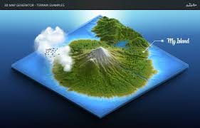 3d Map Generator Terrain From Heightmap In 2020 Map Generator Photoshop Textures Map