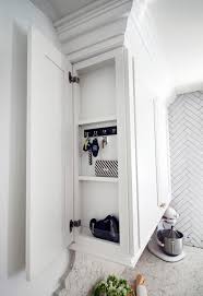 To mount a horizontally opening product, ordinary canopies will be needed. Side Of Cabinet Storage Ideas New Storage Uses For The Side Of Your Cabinet