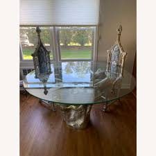 The root holds up the the surface of the table like a branching hand. Z Gallerie Sequoia Dining Table Aptdeco