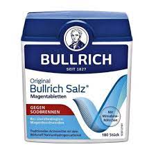 The tablets are naturally effective and well tolerated. Bullrich Salz Stomach Tablets Against Acid Reflux 180 Pcs From Germany Buy German