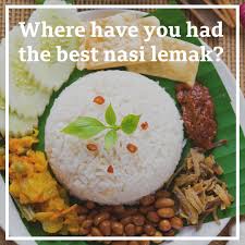 Wow very very delicious i eat nasi lemak(fat rice) everyday the most popular one is nasi lemak antarabangsa in kg baru kl malaysia come people visit malaysia n taste the real pot of malaysian nasi lemak(fat rice) p/s sorry. Bbc Travel On Twitter While Squabbling Over Food Is Almost A National Pastime For Malaysia And Singapore It S Clear Why Nasi Lemak Is Malaysia S Unofficial National Dish Where Have You Had The