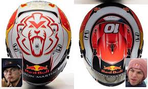 Not finding what you're looking for? Red Bull Reveal Verstappen S And Gasly S New Helmets For New Season Daily Mail Online