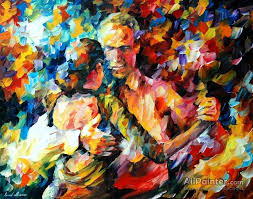 Resultado de imagen para afremov pinturas tango