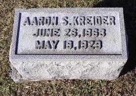 Aaron Shenk Kreider (1863-1929)