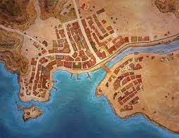 Aldmill Town Fantasy Map Fantasy Map City Map Dnd Map Dnd